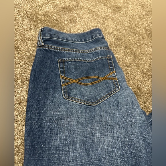 Abercrombie & Fitch blue Boyfriend Straight Leg Jeans - Picture 3 of 7